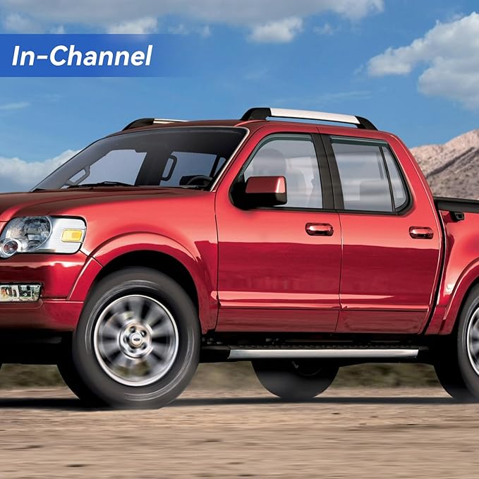 in-Channel Window Visors Rain Guards Shield