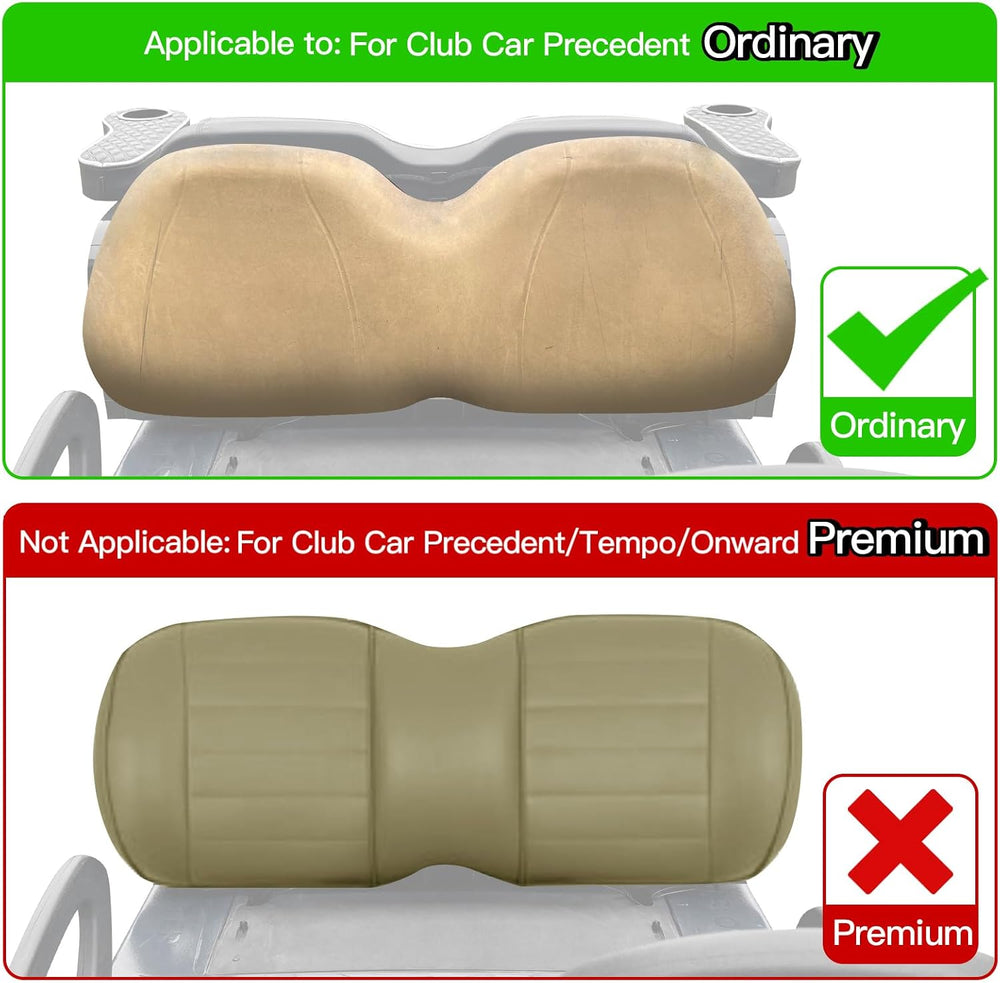 Golf Cart Diamond Vinyl Seat Covers Fits Club Car Precedent 2004-UP