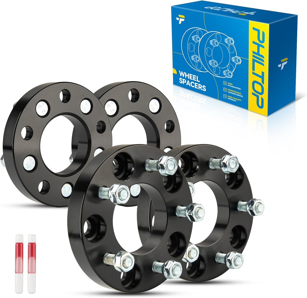 PHILTOP 5x5 to 5x4.75 Wheel Adapters 1 inch for 2008-2014 Grand Caravan, 4 Pc...