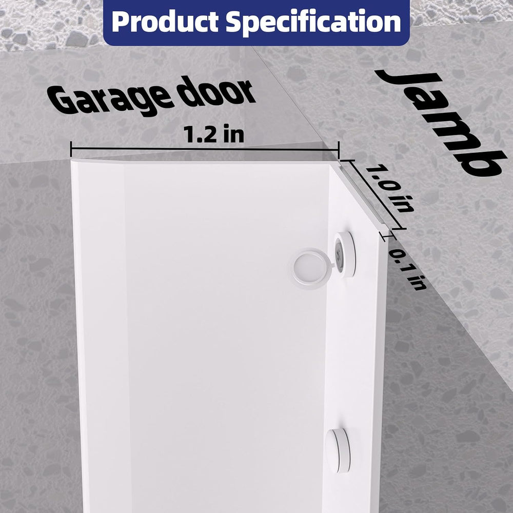 Garage Door Top and Side Seal, 36 FT x 2.2", White