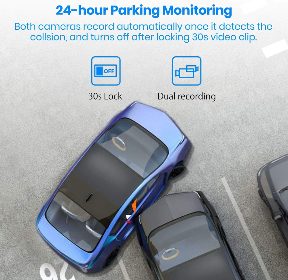 AUTO-VOX V5PRO 1080P 9.35'' OEM Rear View Mirror Camera