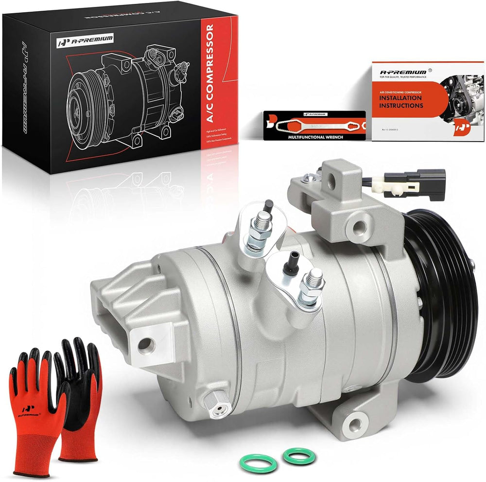 A-Premium Air Conditioner AC Compressor with Clutch