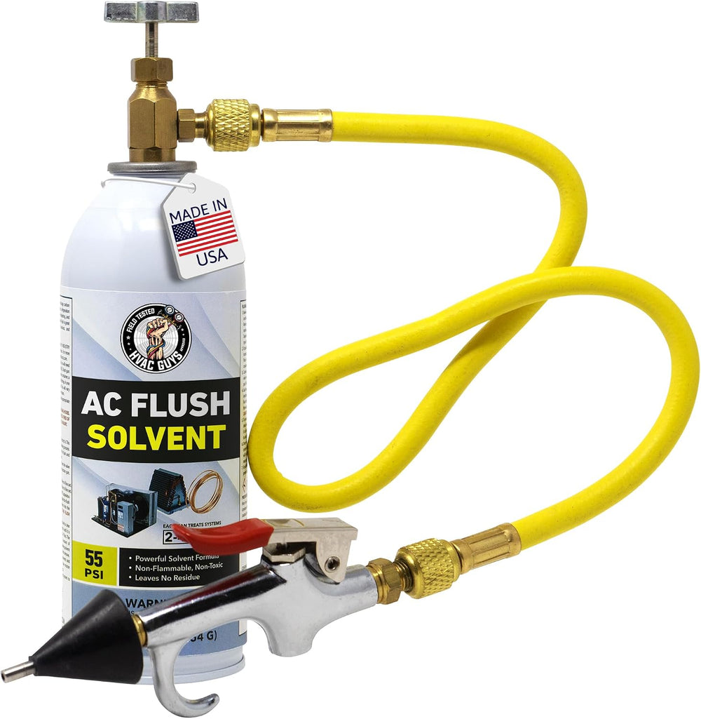 Leak Saver AC Flush Solvent Kit | Pressurized AC Flush Kit Solvent for Cleani...