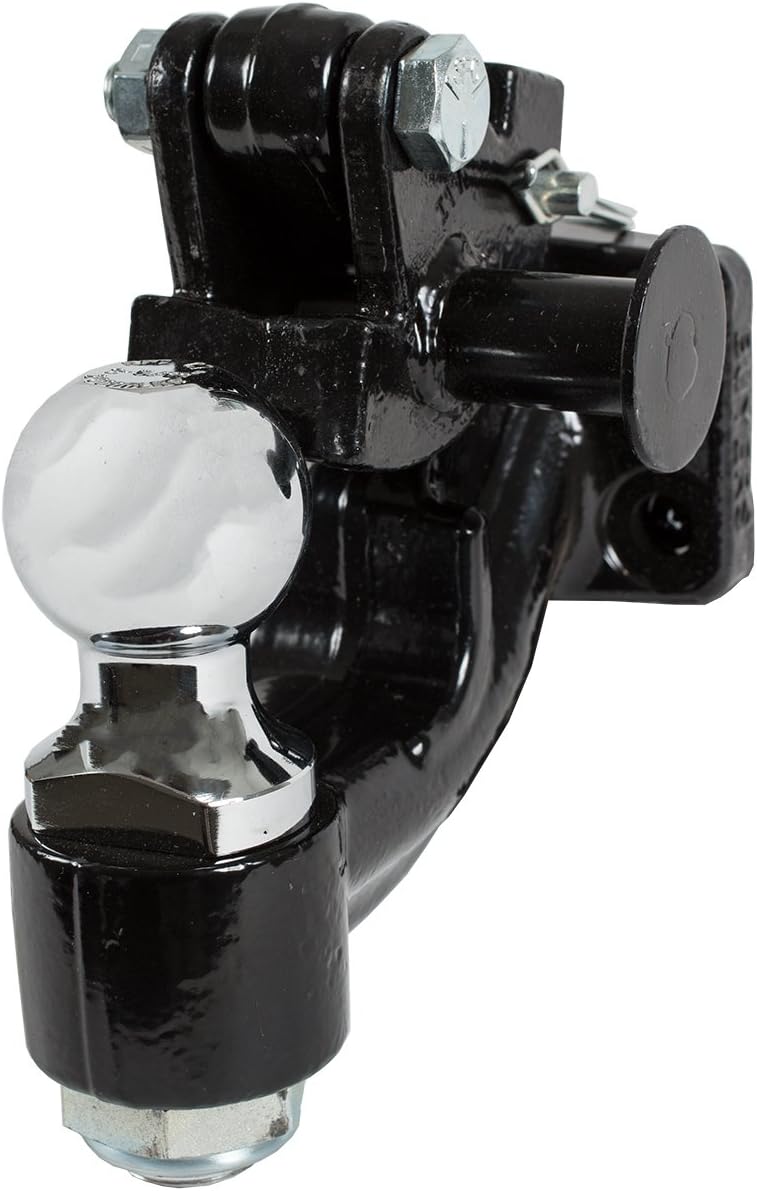Buyers Products 10052 10 Ton Combination Hitch with 2 Inch Ball, Black