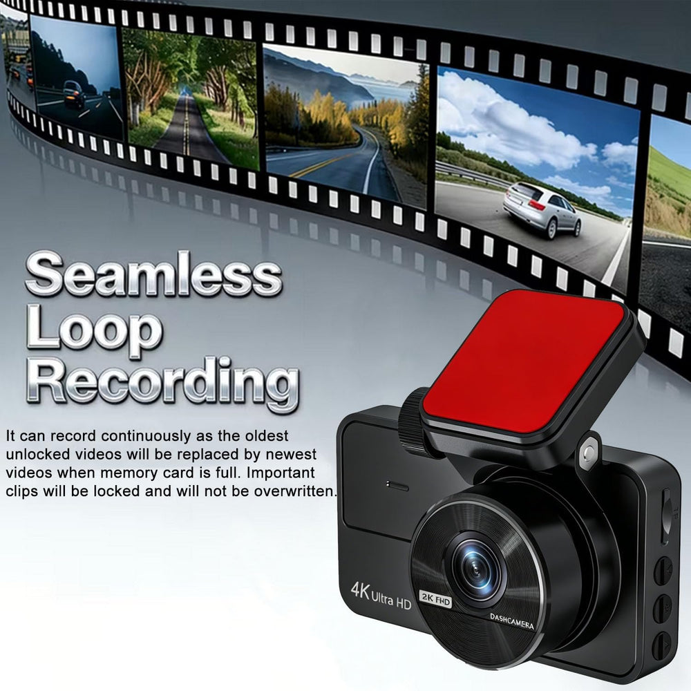 Dual Dash Cam Front and Rear, 4K+2K Dash Camera for Cars, Front Rear Dashcam ...