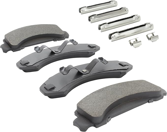 Premium Semi-Metallic Front Brake Pads Compatible