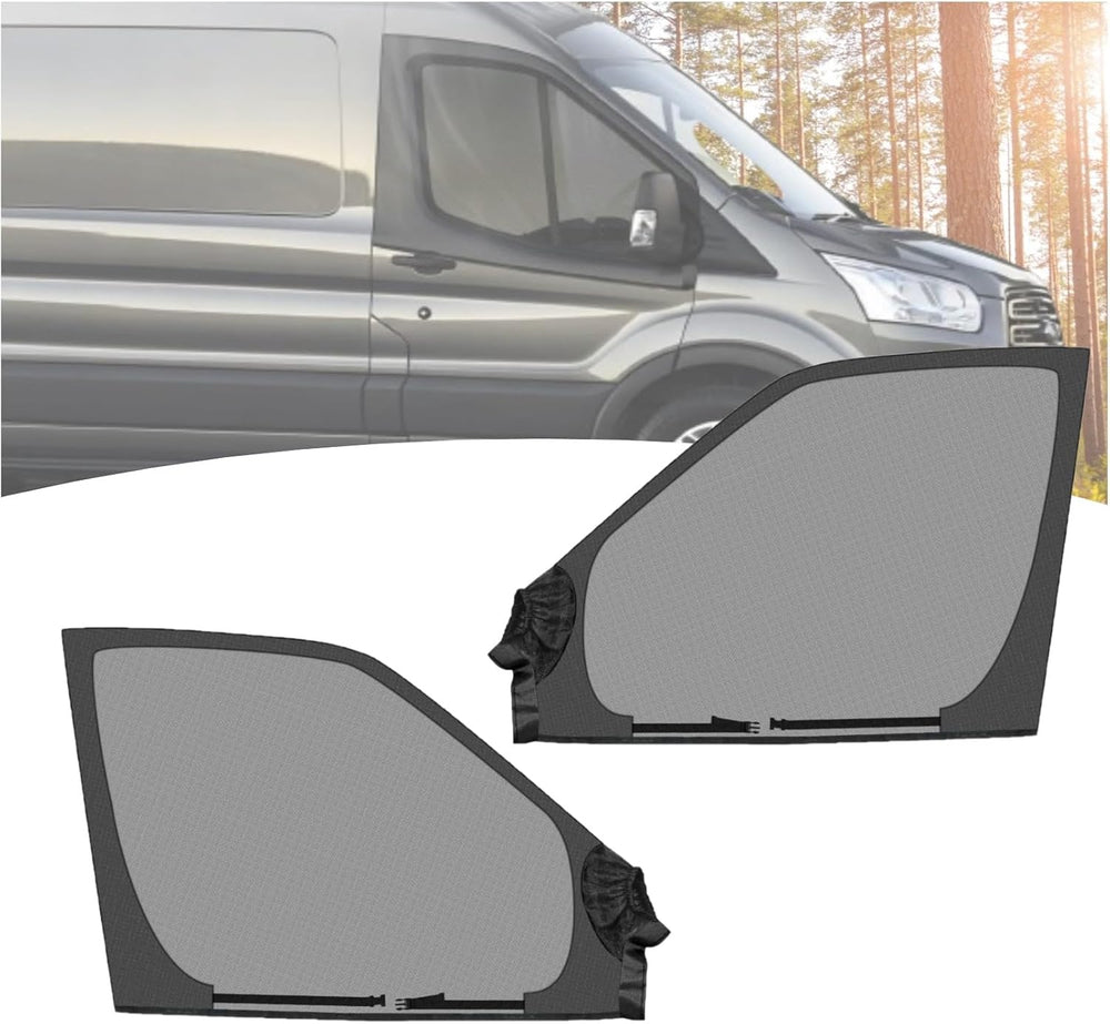 Magnetic Van Window Bug Screens, 2pcs Universal Caravan Front Door Bug Screen...