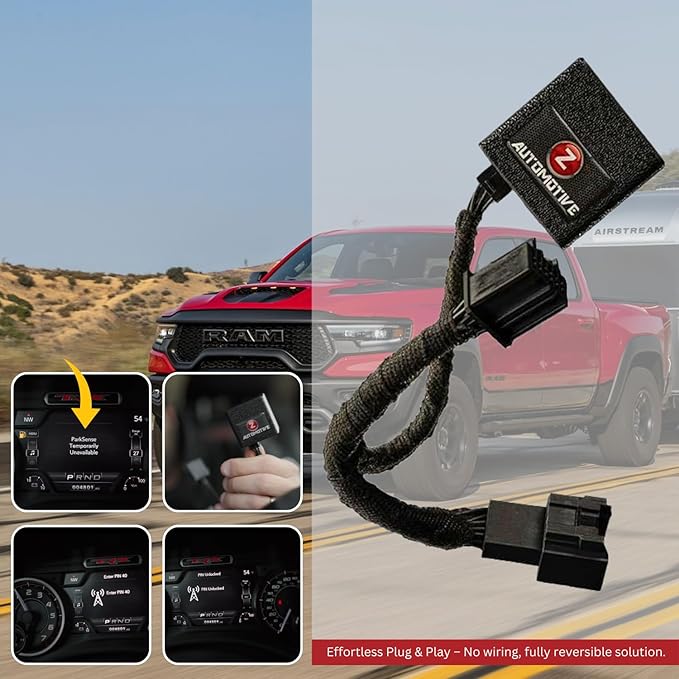 Z Automotive RAM ParkSense Fix for 2021+ Ram 1500 DT/TRX – Restores ParkSense