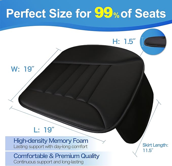 Premium Car Seat Cushion, Driver Cushion