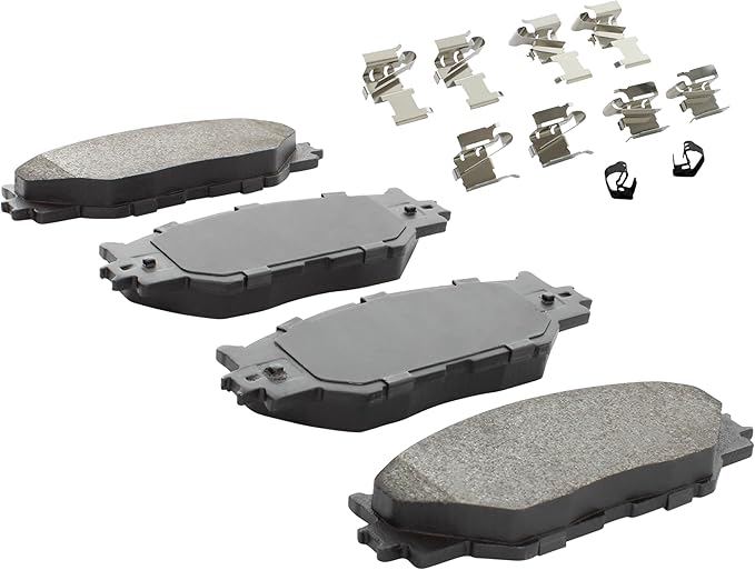 Premium Semi-Metallic Front Brake Pads Compatible