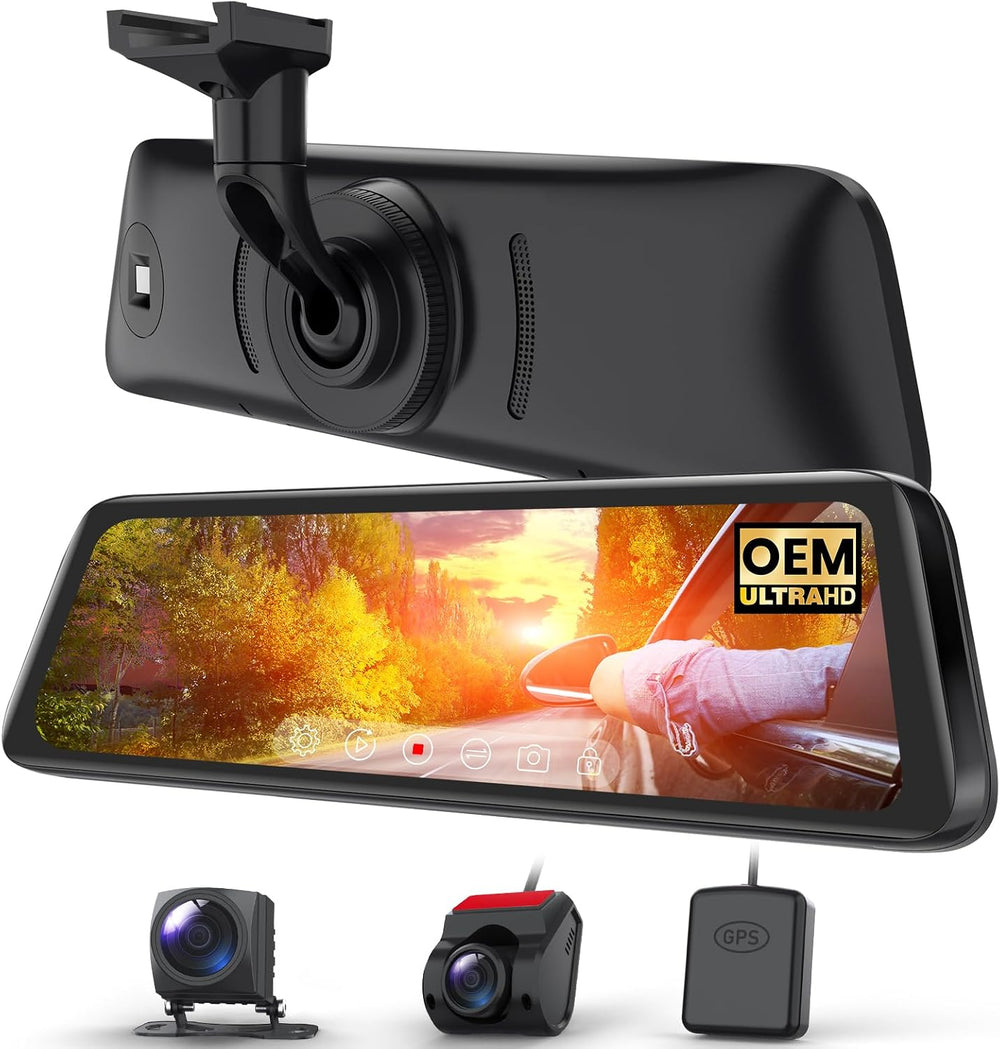 AUTO-VOX T9PRO OEM Rear View Mirror Camera with Detached Front Lens