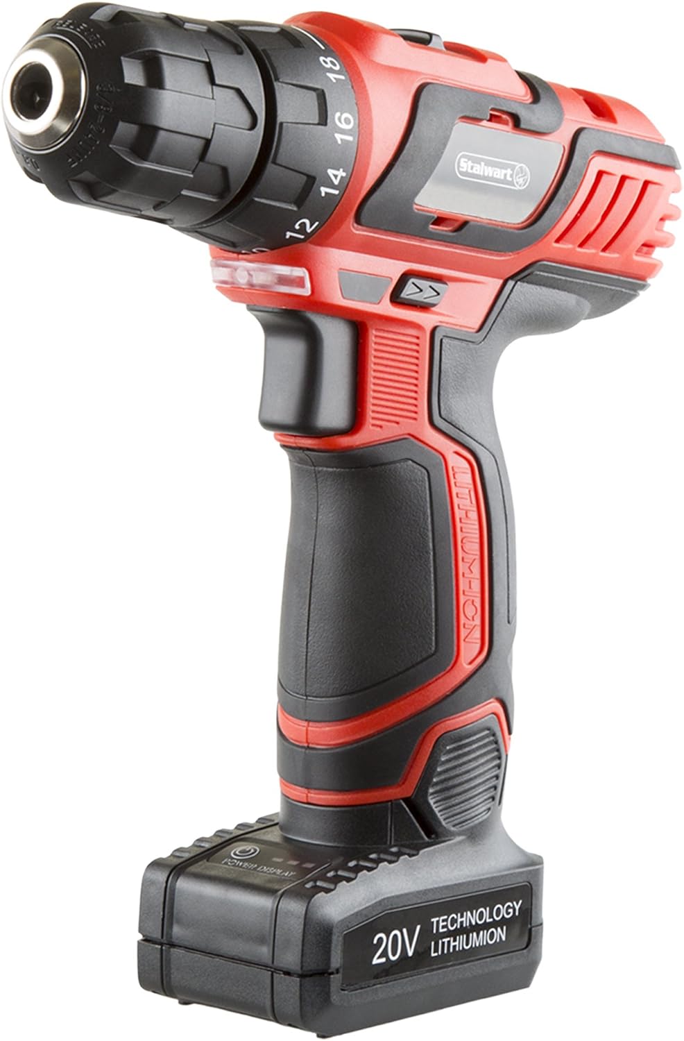 65-Piece Drill Set - Cordless Drill and Accessory Kit with Rechargeable Batte...