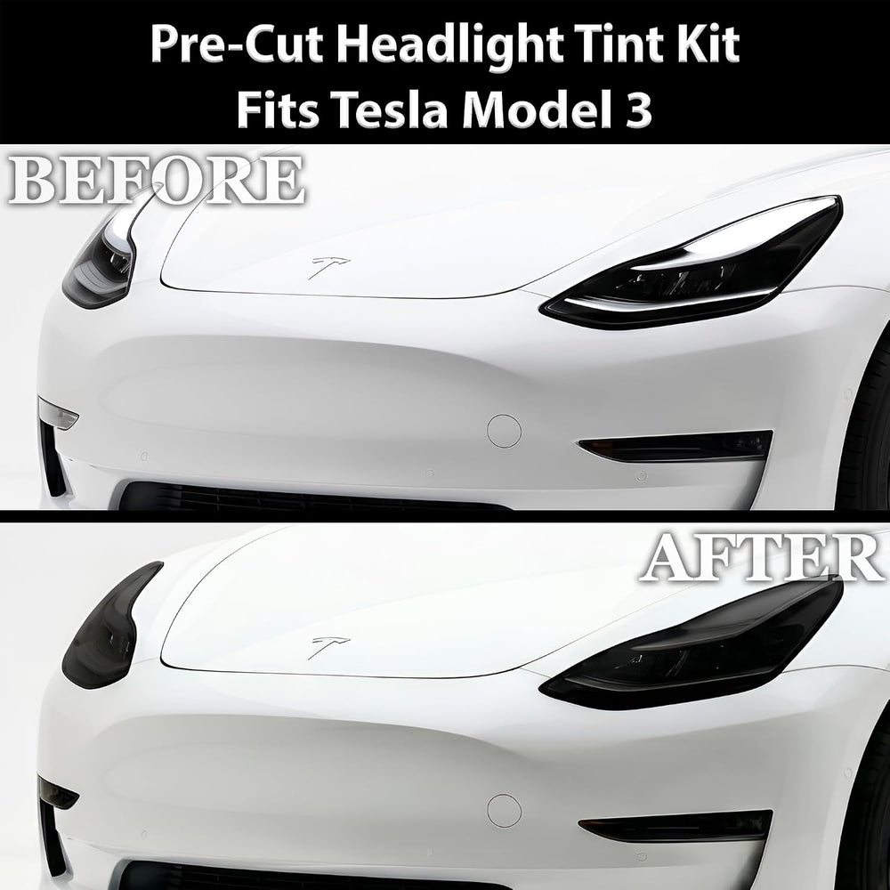 BOGAR TECH DESIGNS Taillight Headlights Smoke Tint PPF, Smokey Headlamp Cover...