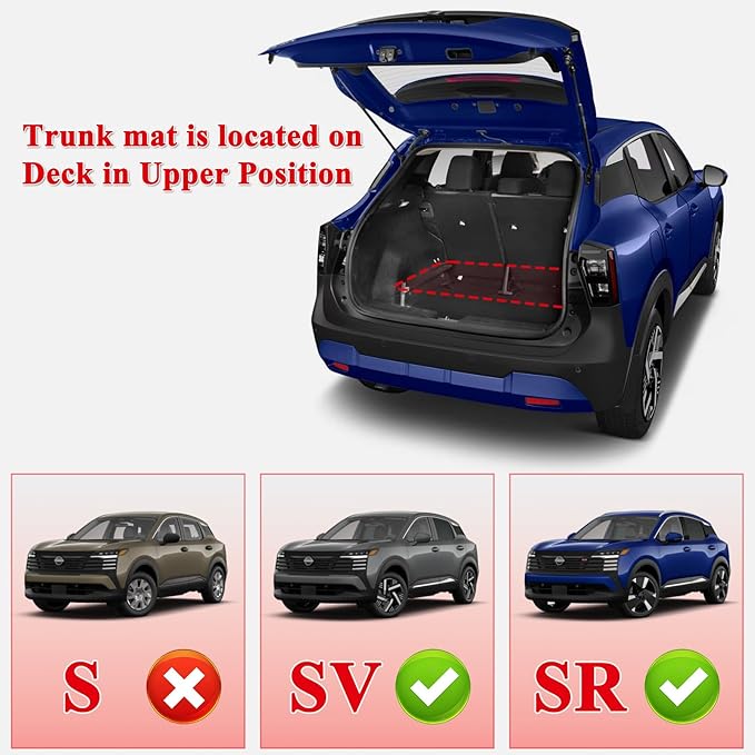 Wayhigh-All Weather Floor Mats & Cargo Liner and Seatback Cargo Set