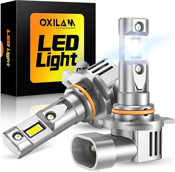 OXILAM 9012 LED Bulb HIR2 Bulb, 40000LM 60W, Ultra-Bright, 5 Min Quick Install