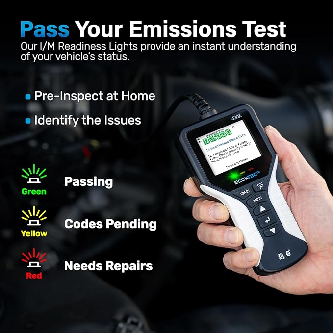 BLCKTEC 420X OBD2 Scanner Diagnostic Tool, Read and Clear Check Engine Light