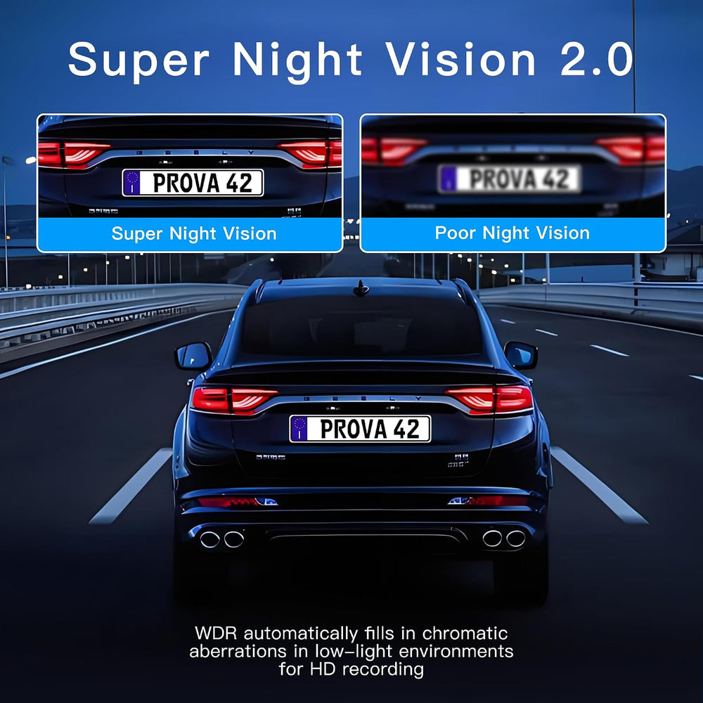 360 Degree View 4 Channel Dash Cam 5G WiFi & APP Control