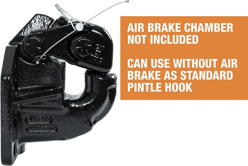 Buyers Products PH50 50 Ton Pintle Hook 6 Hole Mount Heavy Duty Hitch