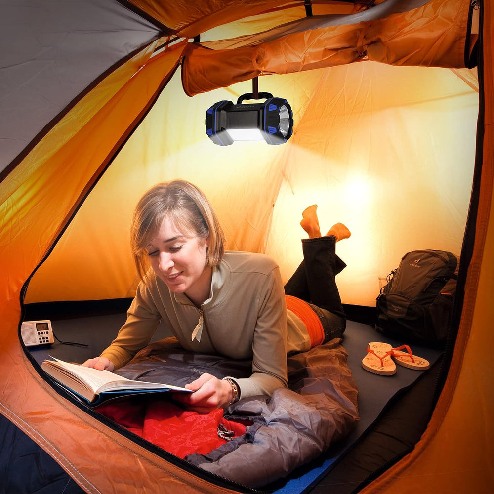 Led Camping Lantern Rechargeable, Camping Flashlight 1500LM, 8 Light Modes, C...