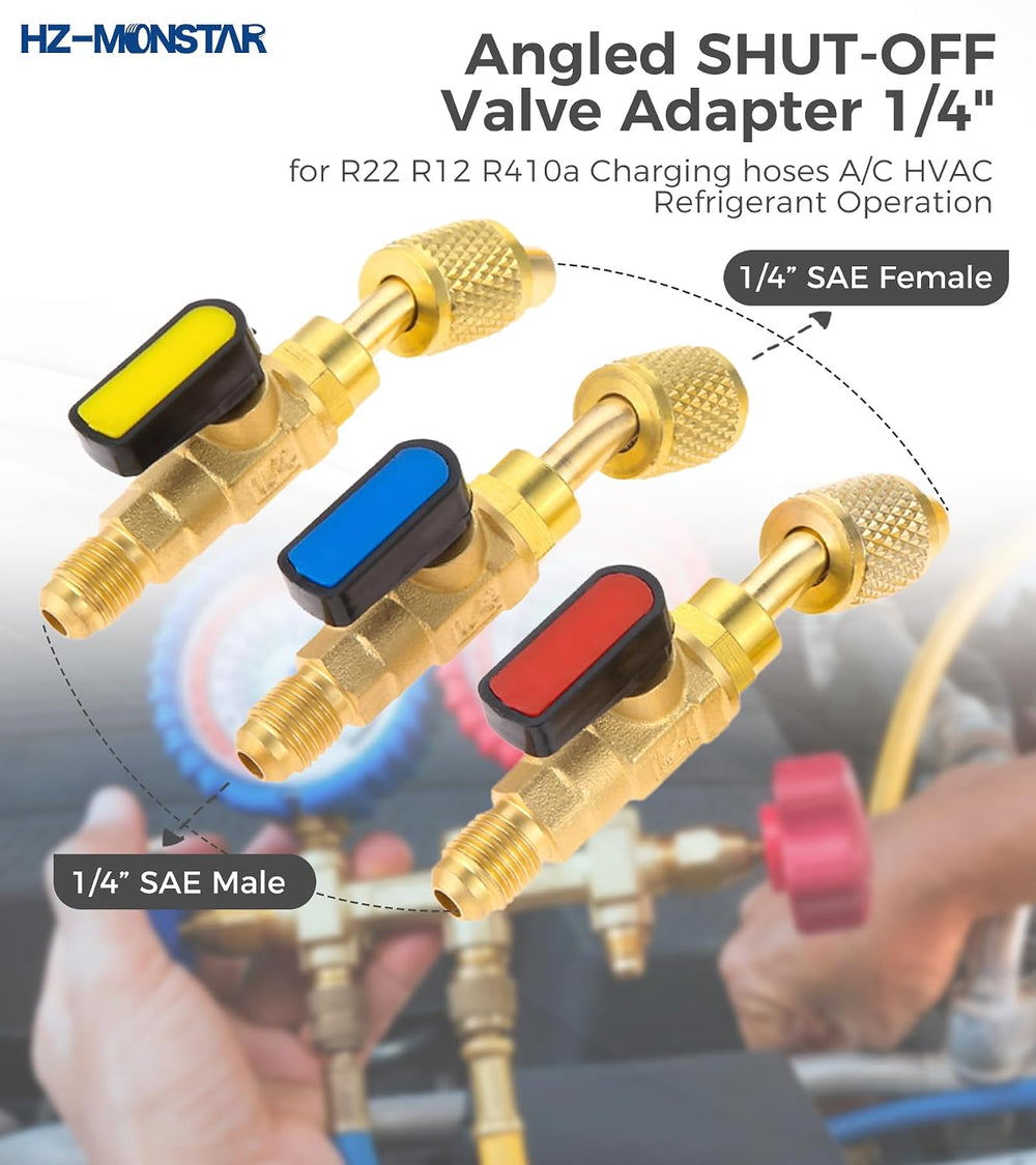 R12 R22 R410A Valve Core Remover Installer Kit for HVAC