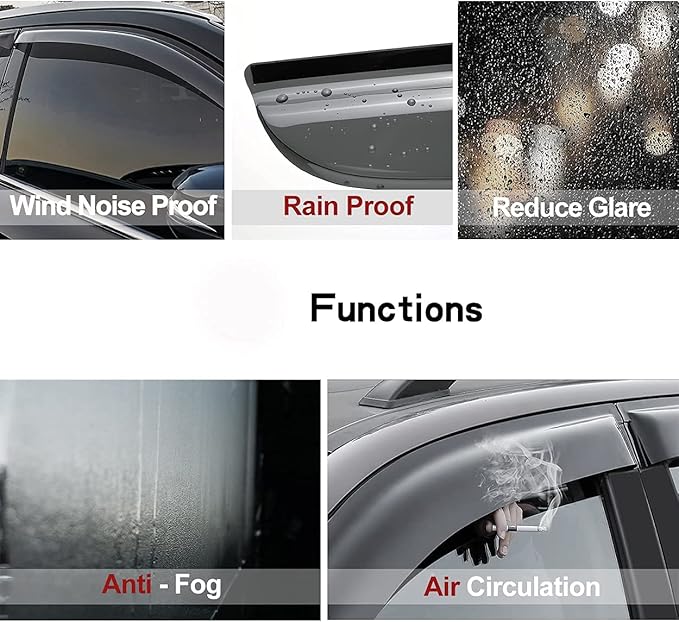 94550 Side Window Visor Wind Deflector