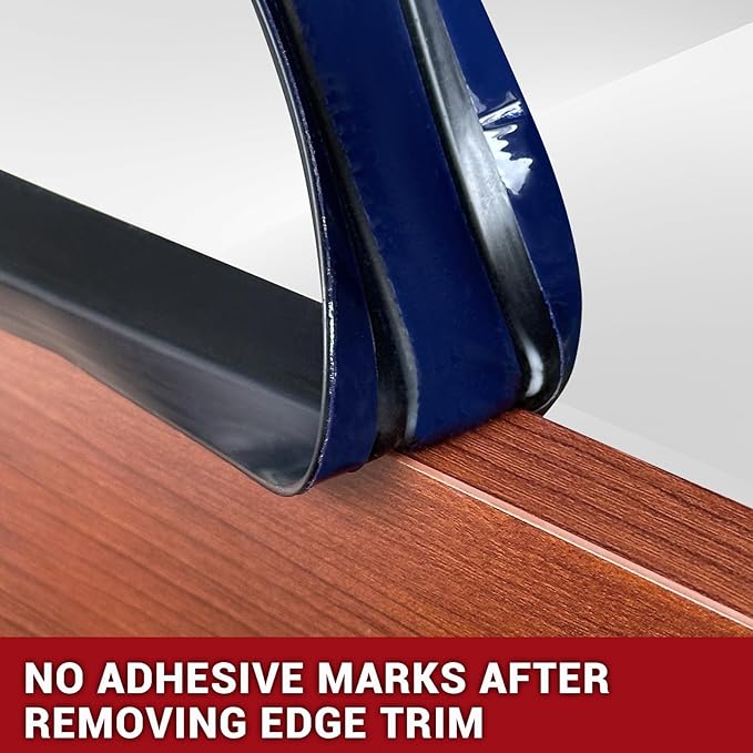 Rubber Edge Trim, 3/4" Self Adhesive Flexible U Channel Edge Protecter