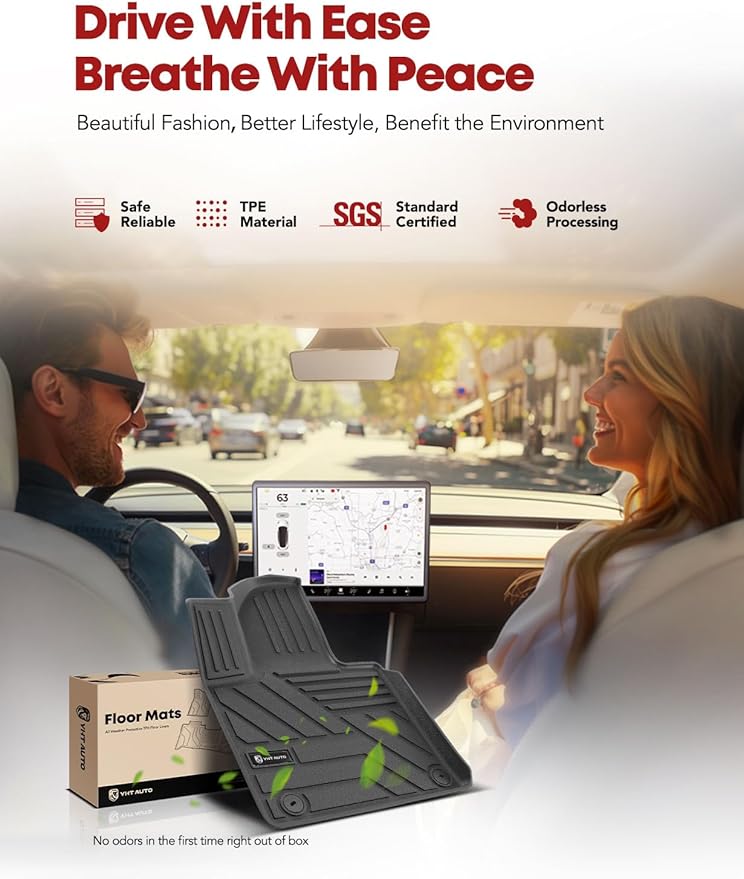 YHTAUTO Floor Mats & Cargo Mat Compatible