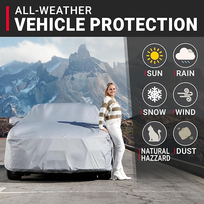 iCarCover Custom Car Cover for Jaguar XK-Series XK8, Waterproof All-Weather