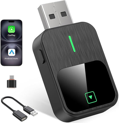 2-in-1 Wireless CarPlay & Android Auto Adapter
