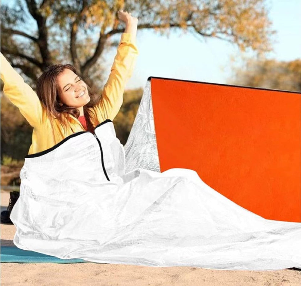 Emergency Sleeping Bag Lightweight Waterproof Thermal Bivy Sack Cover