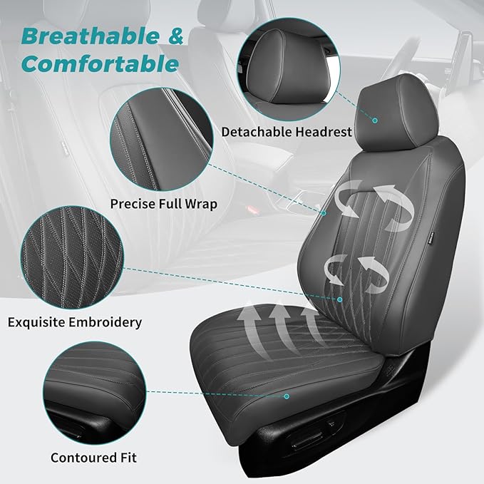 Seat Covers for Honda CRV 2023 2024 2025 2026 EX/EXL/LX/Sport/Touring/Special