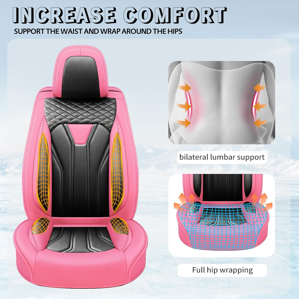 Car Seat Covers for Chevrolet/Chevy Blazer 2019-2027 Pink&Black