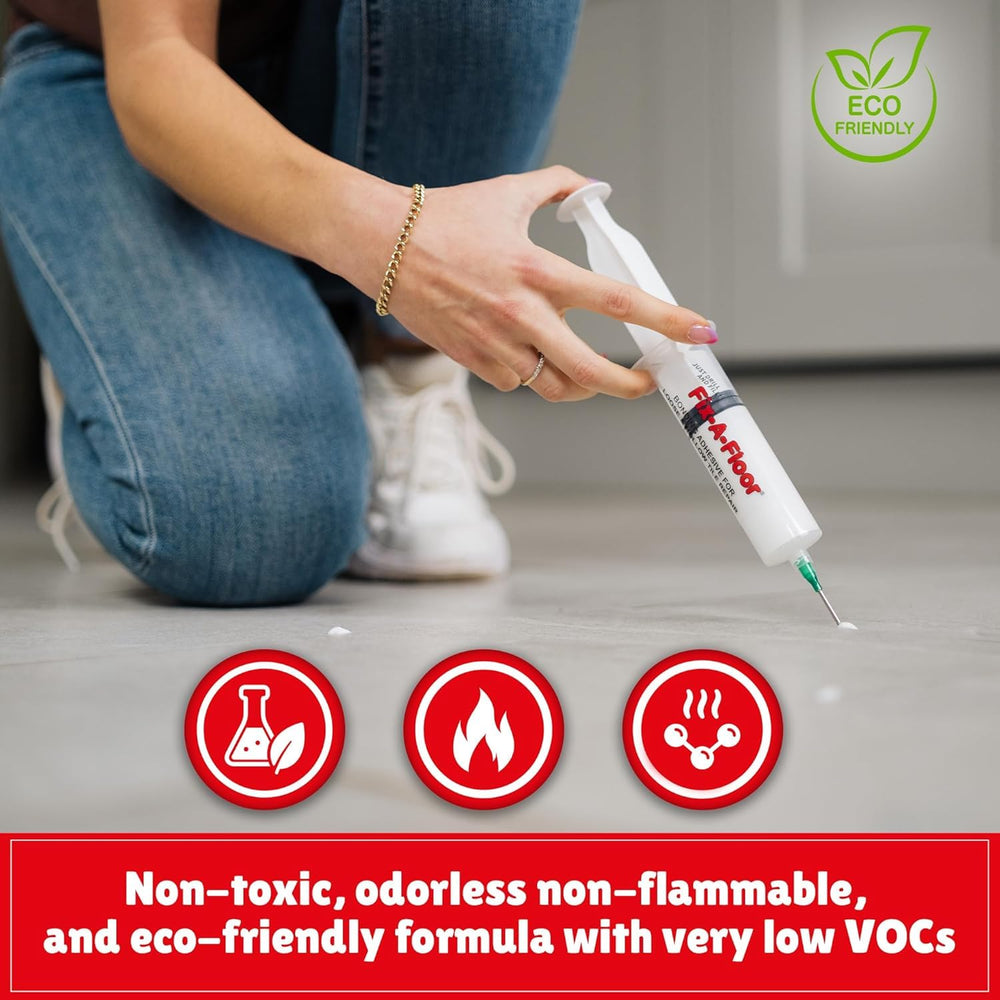 The Original Fix-A-Floor Loose Tile Repair Adhesive - Tile, Marble, Stone, Wo...
