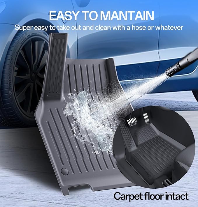Floor Mats Fit for Model Y 2026-2025 Juniper 5-Seat (6-Piece)