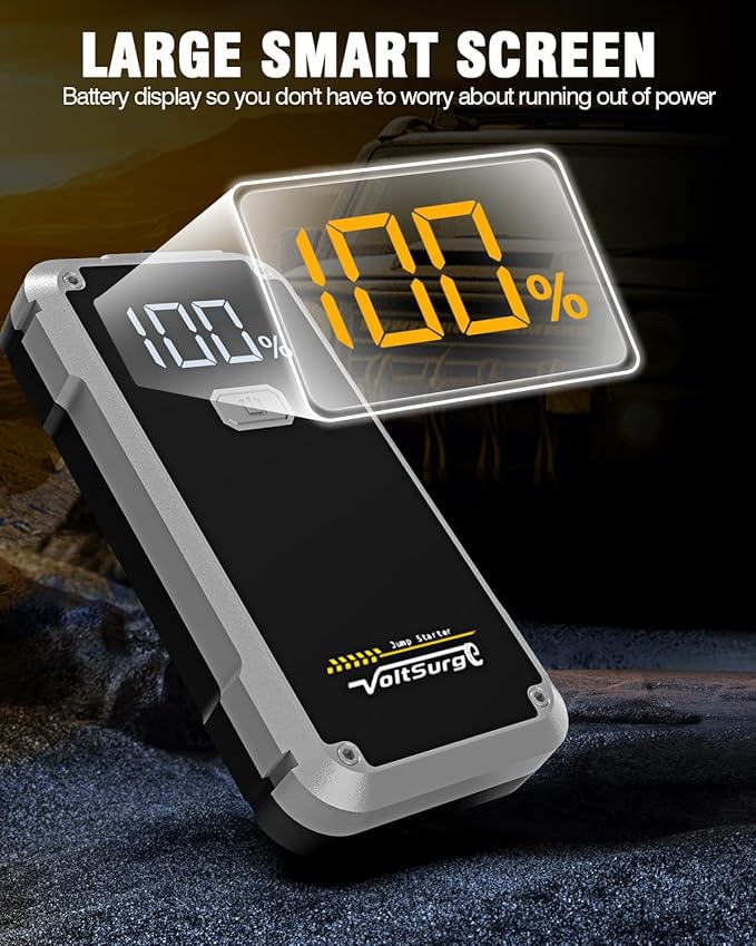 4500A Jump Starter, VoltSurge Jumper Starter Portable