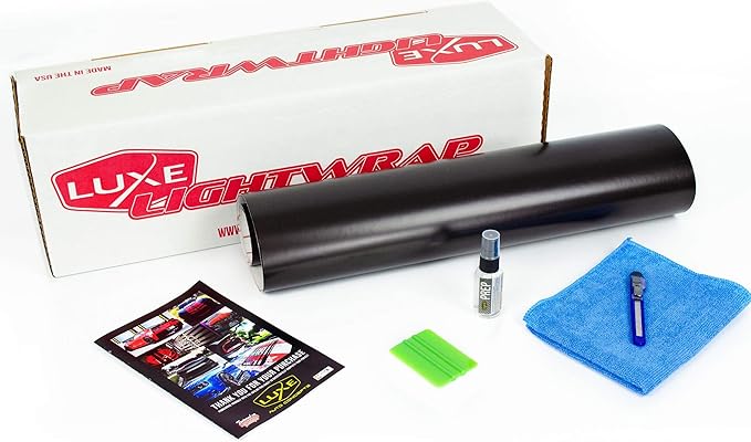 Luxe LightWrap Dark Smoke Stealth Universal Headlight Tail Light Tint Kit