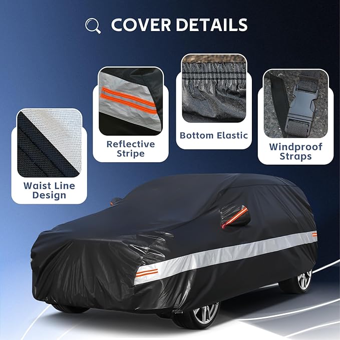 10 Layers SUV Car Cover Custom Fit