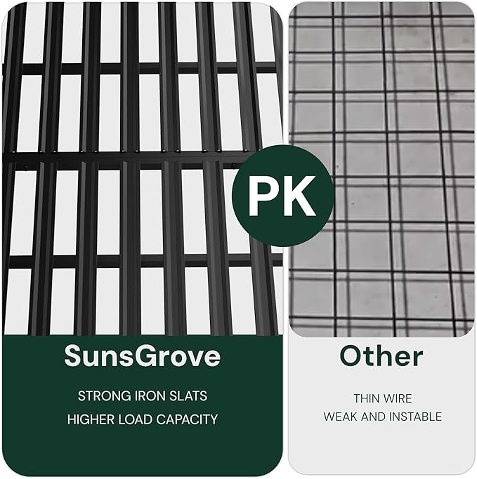 SunsGrove 2x8 Garage Storage Overhead Rack Organization, Adjustable Ceiling