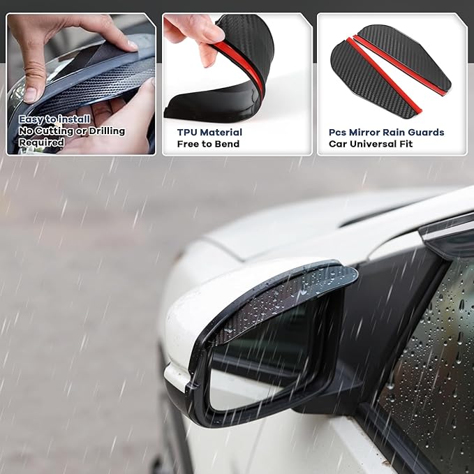 in Channel Auto Rain Guards Fit