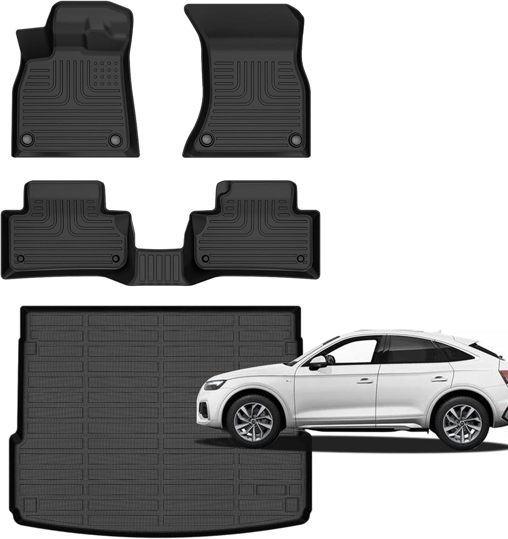 for Audi Q5/SQ5 Floor Mats 2025 2024 2023 2022 2021 2020 2019 2018, Car Mats