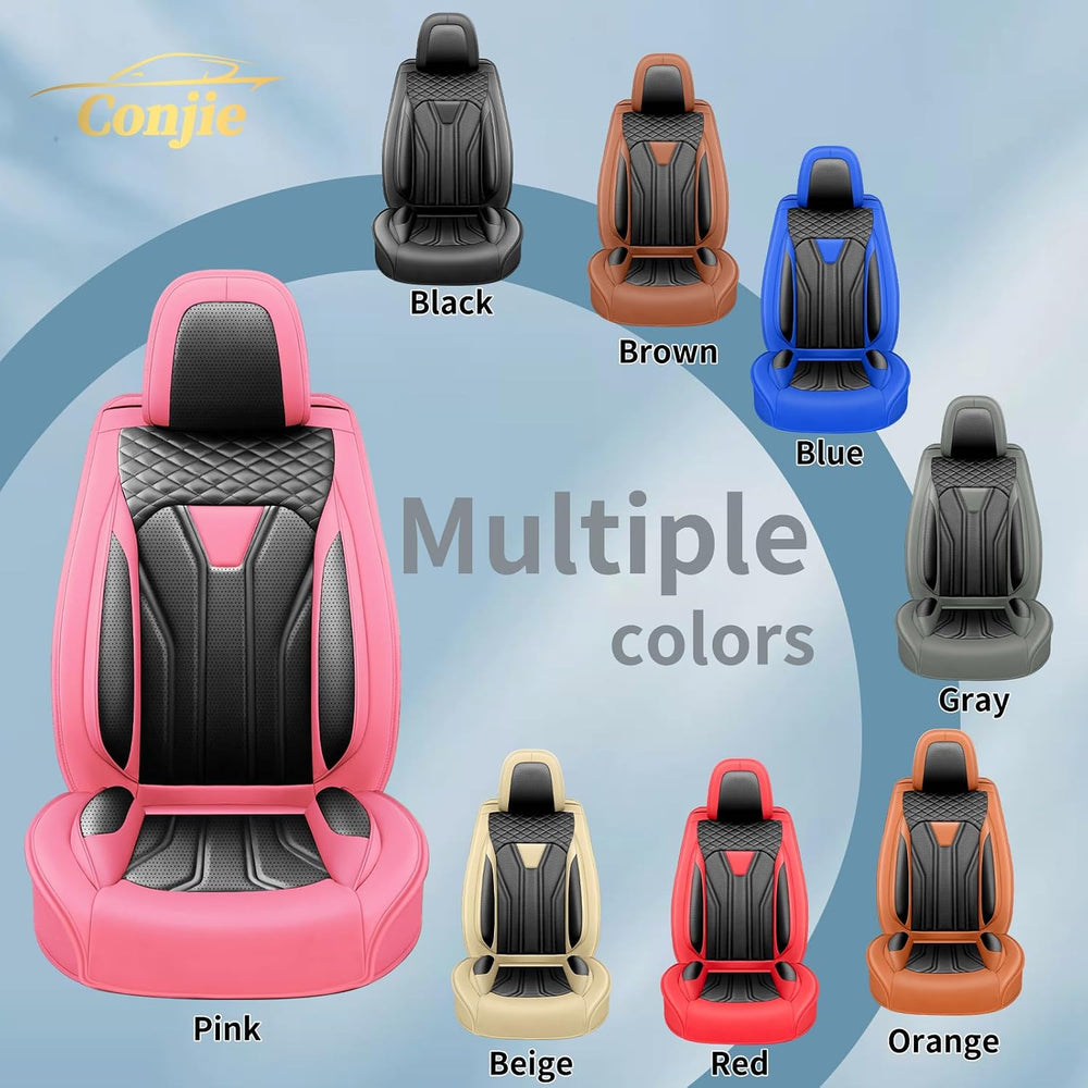 Car Seat Covers for BMW X5 2007-2025 2026 Pink&Black
