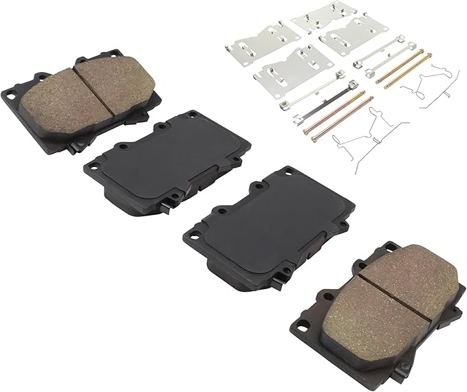 Premium Semi-Metallic Front Brake Pads Compatible