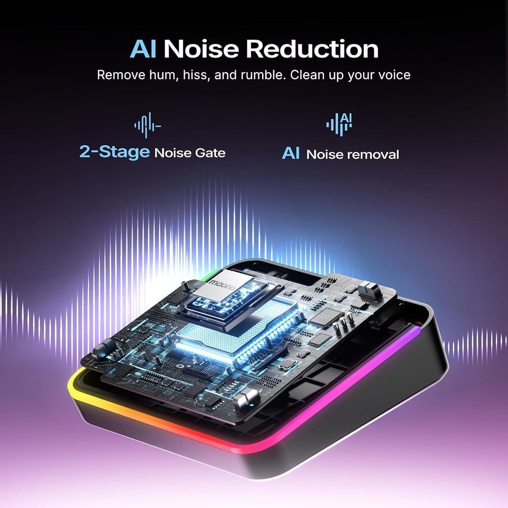 MAONO G3 Gaming Audio Mixer with Map Any Audio Sources for PC Streaming