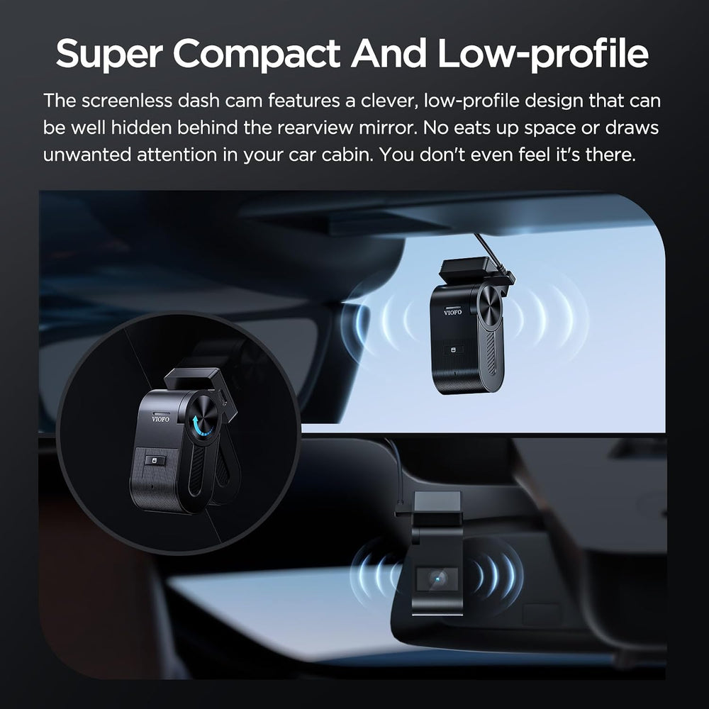 VIOFO VS1 Mini Dash Cam, 1440P/2K HDR Dashcam, STARVIS 2 Sensor, Free 32GB SD...