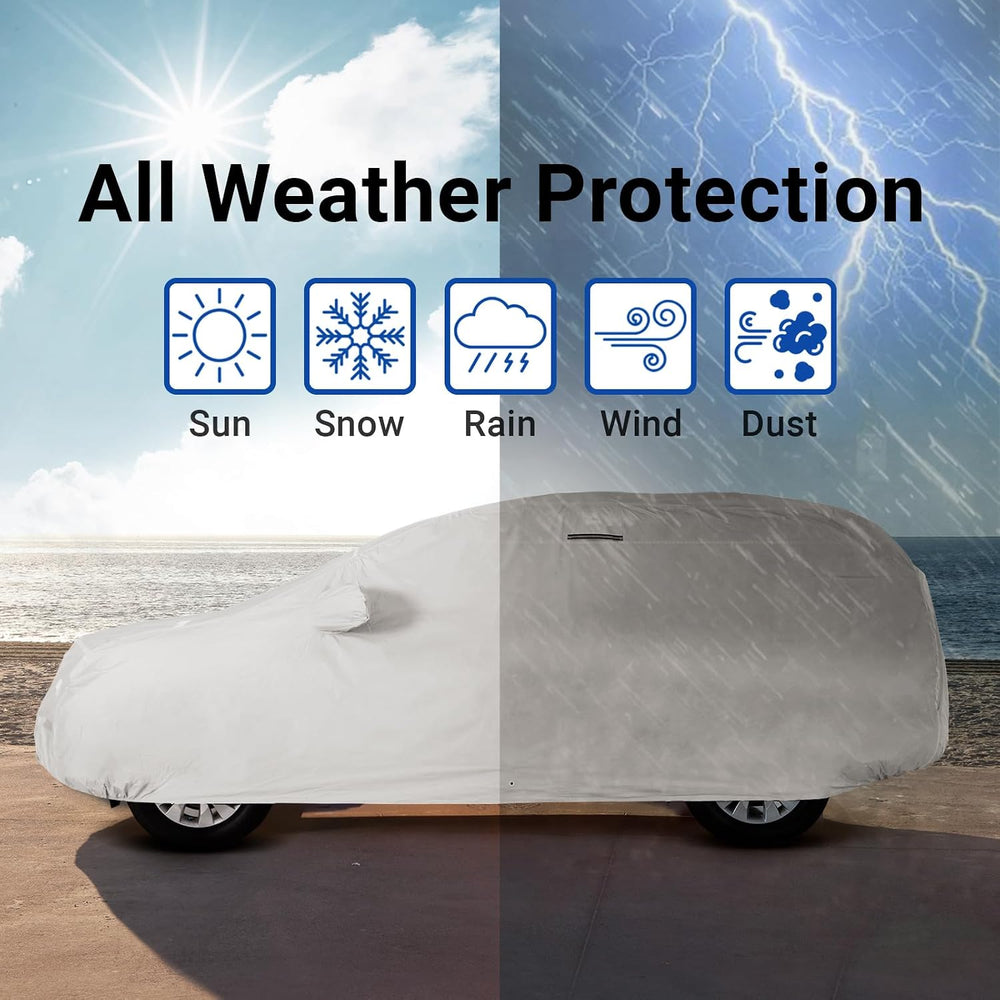 iCarCover Car Cover Waterproof All Weather for 1946-60 Chevy Sedan Delivery