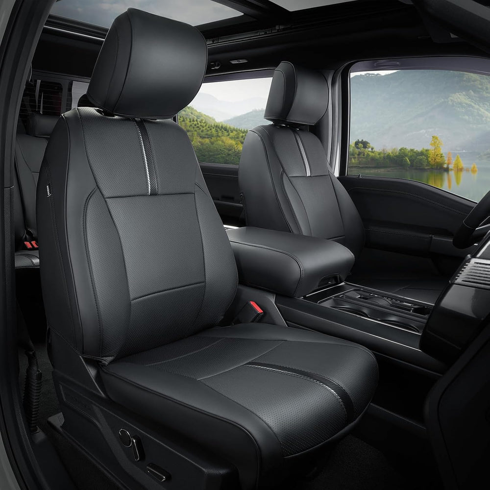 for Ford F150 Seat Covers 2015-2023 2024 2025 2026,Full Set Leather Waterproo...