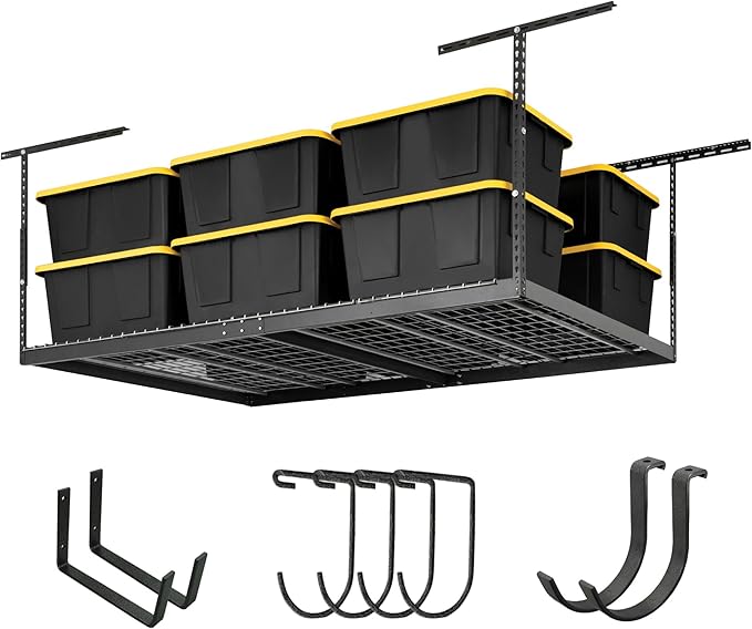 SafeRacks Overhead Storage Rack (5-pc)