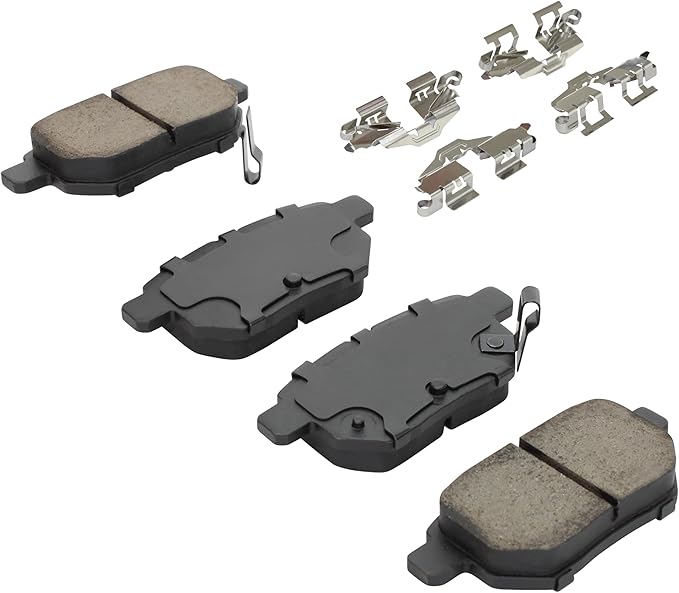 Premium Semi-Metallic Front Brake Pads Compatible
