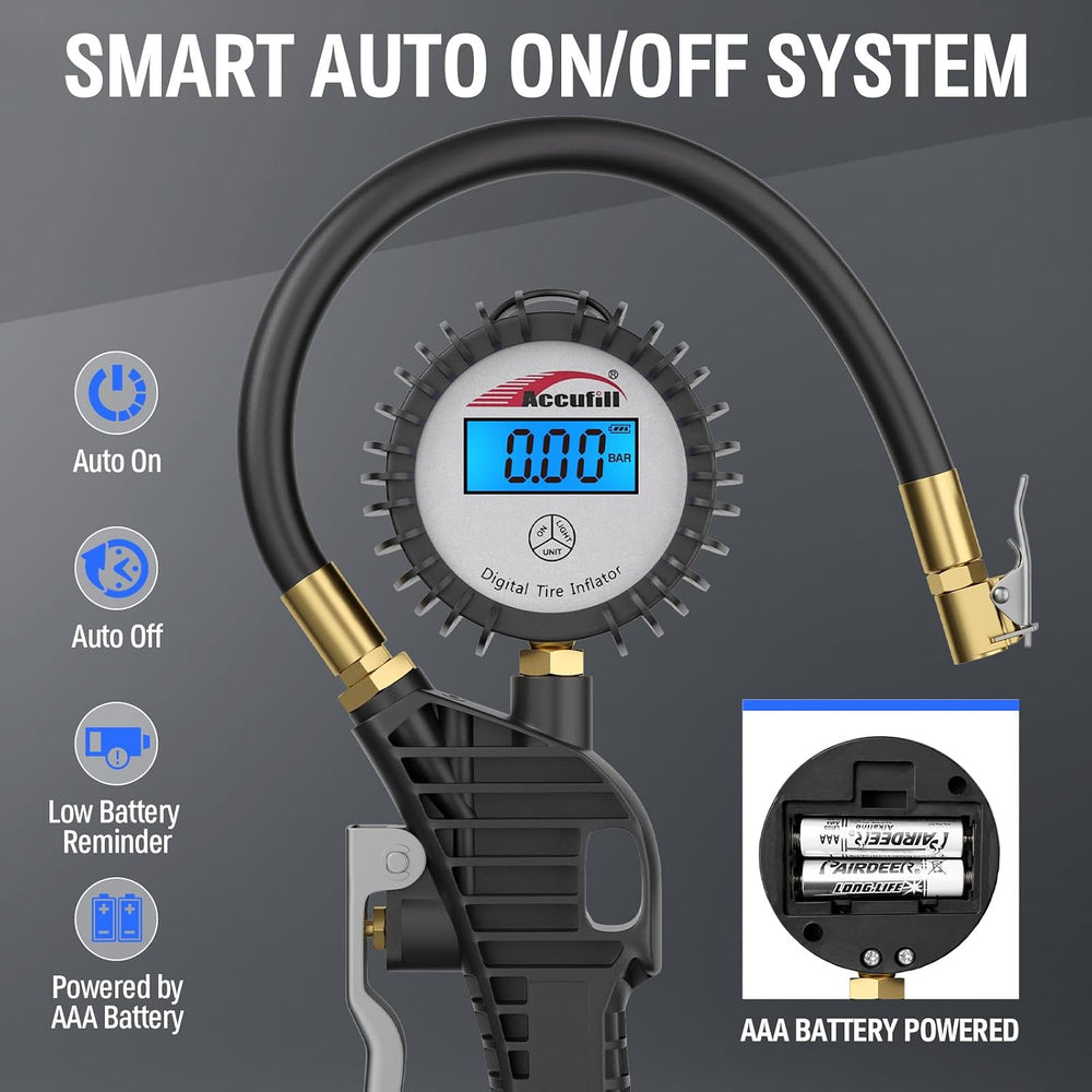 H70 Digital Tire Pressure Gauge with Inflator