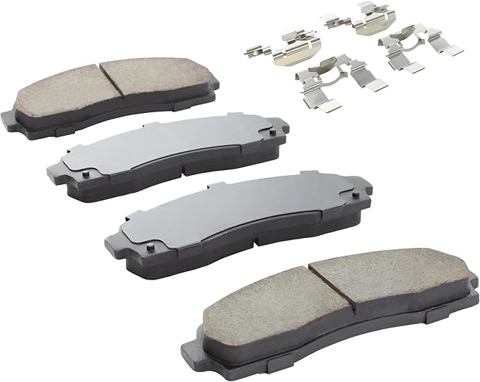 Premium Semi-Metallic Front Brake Pads Compatible